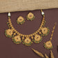 Fiorenne Antique Necklace with Hanging Temple Medallions and Bead Border