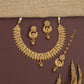 Rib Antique Necklace with Layered Temple Bar Pattern