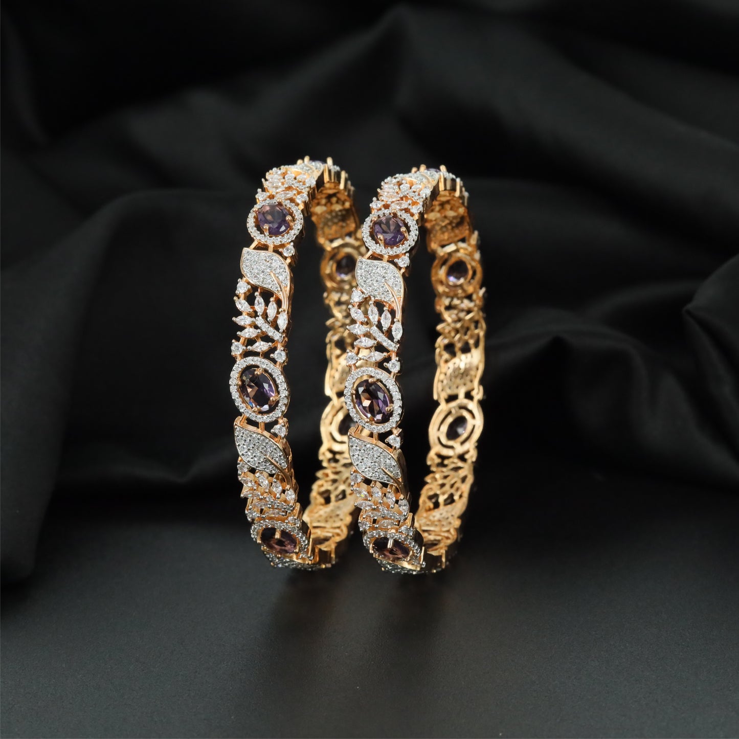 Boulevard Vinework Gj Bangles with Balanced Open Gallery Design