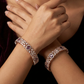 Grandeur Orbit Rose Gold Bangles with Balanced Framework Layout