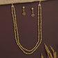Ember Temple Beads Necklace with Dense Ornamental Craftsmanship