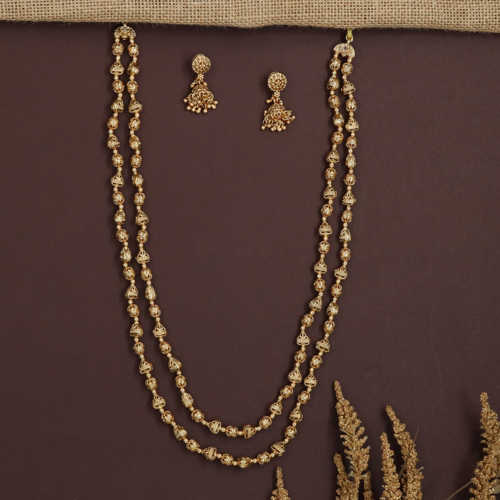 Kindle Temple Beads Necklace with Traditional Strand Styling