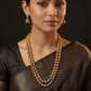 Ribbed Sphere Antique Necklace with Traditional Bead Styling