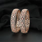Graceful Bangles Featuring Repeated Oval Sections