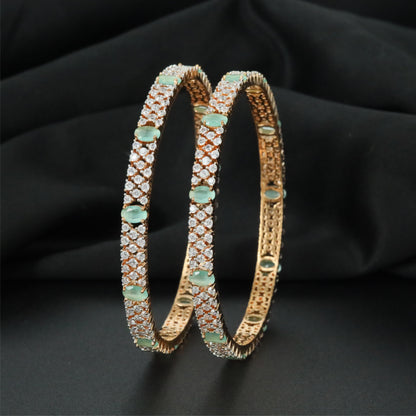 Jeweltrack Gj Bangles with Textured Multi Row Styling