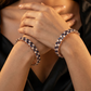 Riviera Bloomline Rose Gold Bangles with Intricate Cluster Arrangement