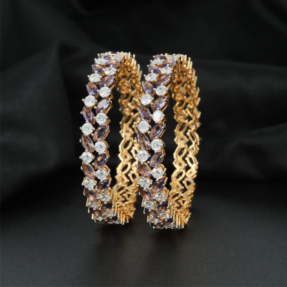 Classic Link Gj Bangles with Raised Border Construction