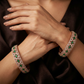 Nexus Bloom Rose Gold Bangles with Balanced Border Construction