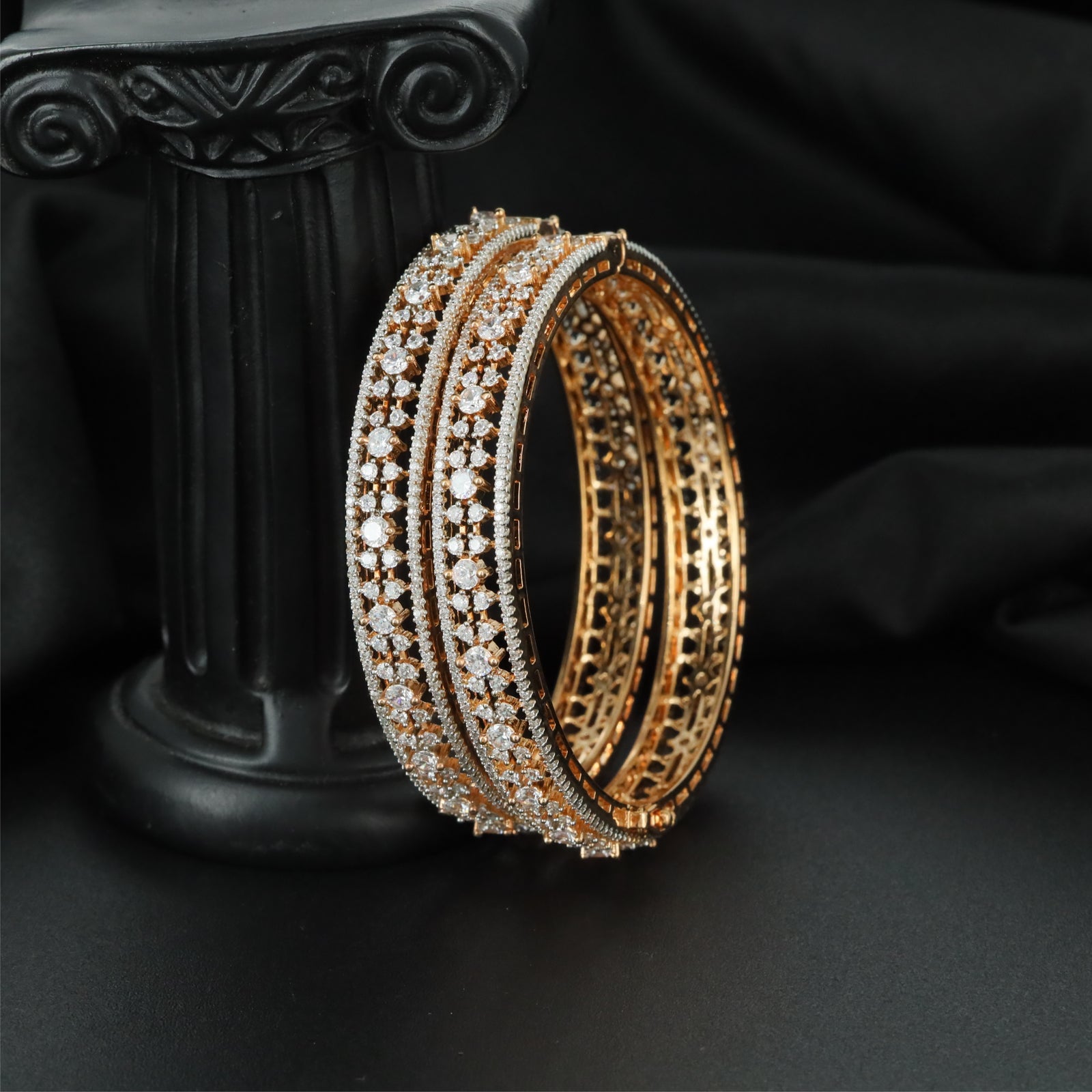 Prime Radiance Gj Bangles with Balanced Structural Layout