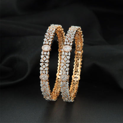 Floret Track Gj Bangles with Refined Cluster Formation