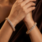 Orbit Chain Gj Bangles with Continuous Open Link Design