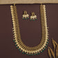 Antique Coin Long Haara with Structured Hanging Craftsmanship
