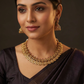 Handcrafted Lakshmi Coin Necklace with Ornamental Arrangement