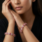 Jewelgarden Rose Gold Bangles with Textured Border Formation