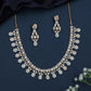 Premium Teardrop Crystal Wedding Wear Necklace