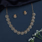 Designer Circular Crystal Partywear Necklace