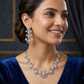 Luxury Floral Wheel Pattern Bridal Necklace for Women