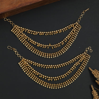 Classic Drape Mati with Dense Border Chains