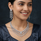 Frost Vine Necklace with Curved Openwork Flow