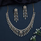 Frost Vine Necklace with Curved Openwork Flow