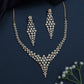 Flare Cluster Necklace with Decorative Tapered Finish