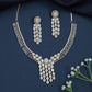 Luxury Drop Cluster Necklace with Extended Center Layout