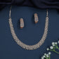 Braided Line Necklace with Structured Drop Arrangement