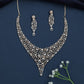 Braided Fringe Necklace with Decorative Open Drop Flow