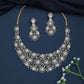 Radiant Disc Necklace with Interwoven Sunburst Layout