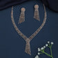 Crossband Panel Necklace with Layered Mesh Detailing