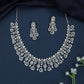 Twisted Floral Necklace with Decorative Fringe Flow
