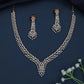Petal Trail Necklace with Cascading Floral Detailing