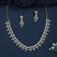 Looped Border Necklace with Cascading Marquise Layout