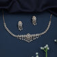 Crystal Vine Choker with Hanging Floral Accents