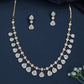 Teardrop Garland Necklace with Graduated Drop Borders