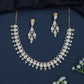 Petal Border Collar GJ Necklace with Symmetrical Drop Layout