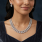 Grand Circular Border Necklace with Graduated Disc Styling