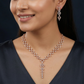 Graceful Chain Flow Necklace with Layered Circular Pendant Styling