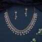 Dangling Fringe Necklace with Rounded Drop Border Styling