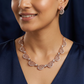 Grand Marquise Garland GJ Necklace with Lattice Arrangement