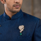 Decorative Elephant Victorian Brooch with Suspended Drop Formation