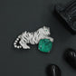 Luxury Tiger Brooch with Textured Body Craftsmanship