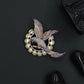 Classic Parrot Victorian Brooch with Ornamental Frame Styling