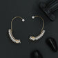 Dawn Sweep Earcuff with Graduated Spike Formation