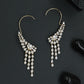 Celestial Sweep Earcuff with Triple Hanging Trails