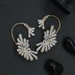 Bloom Spiral Earcuff with Sculpted Sunray Layout