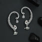 Blooming Wing Earcuff with Flowing Vine Contours