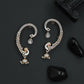 Blooming Wing Earcuff with Flowing Vine Contours
