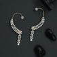 Slender Plume Earcuff with Tapered Vine Styling