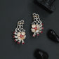 Wing Blossom Earcuff with Floral Ribbon Detailing